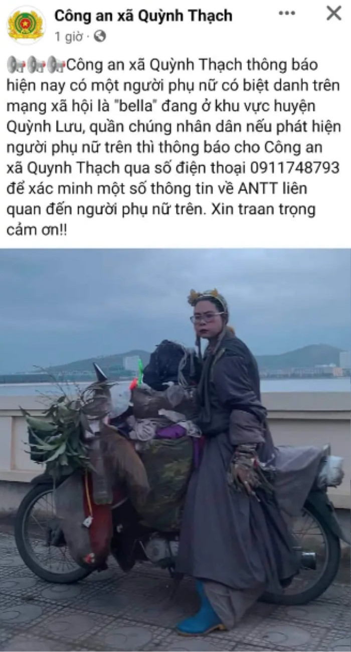Công an truy tìm 'hot girl Bella' liên quan đến nghi vấn đi nhầm xe máy của người dân Ảnh 1