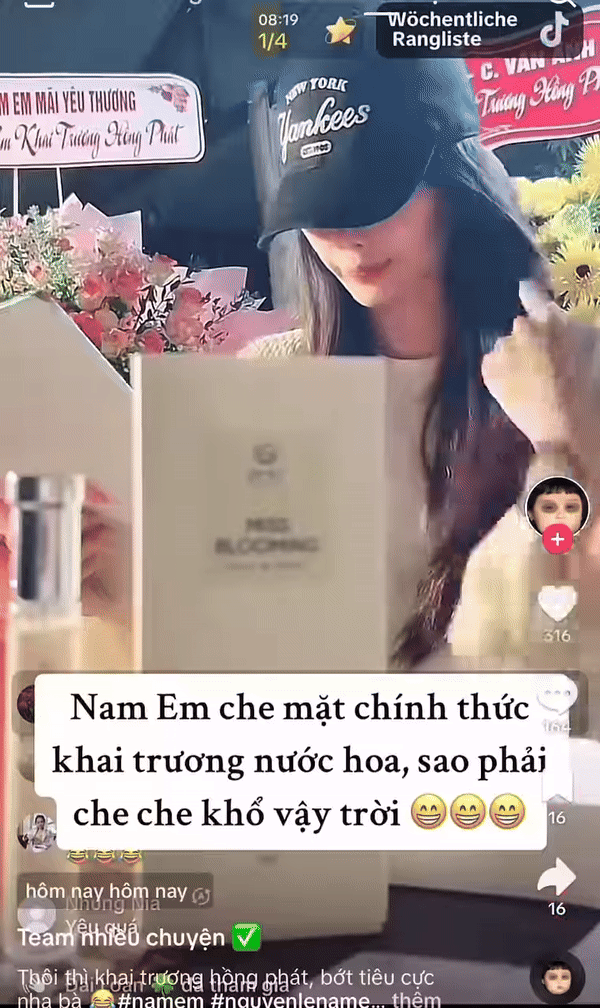 Nam Em có hành động khó hiểu khi livestream bán hàng Ảnh 2