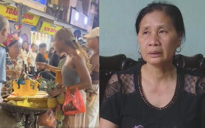 Người bán hàng rong lên tiếng bị oan khi bán 500.000 đồng 3 quả dứa cho khách Tây Ảnh 1