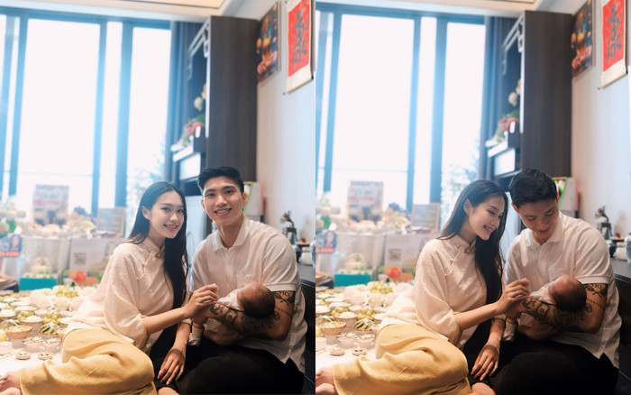 Vợ chồng Đoàn Văn Hậu, Doãn Hải My chính thức đón con đầu lòng Ảnh 1