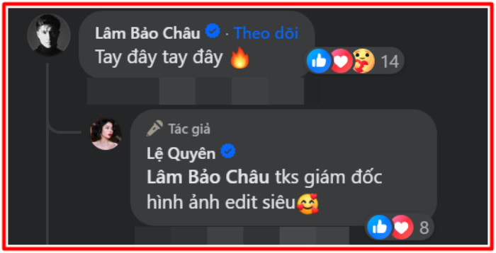 Lệ Quyên đăng clip biểu diễn, Lâm Bảo Châu để lại bình luận gây chú ý Ảnh 2
