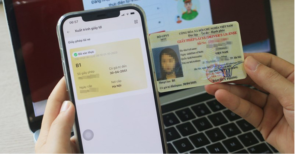 Cách tích hợp giấy phép lái xe vào ứng dụng VNeID