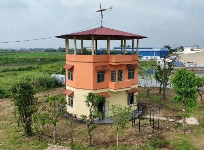 Ngôi nhà 'độc nhất vô nhị' tại Bắc Giang, có thể xoay vòng tròn cả ngày không chán Ảnh 2