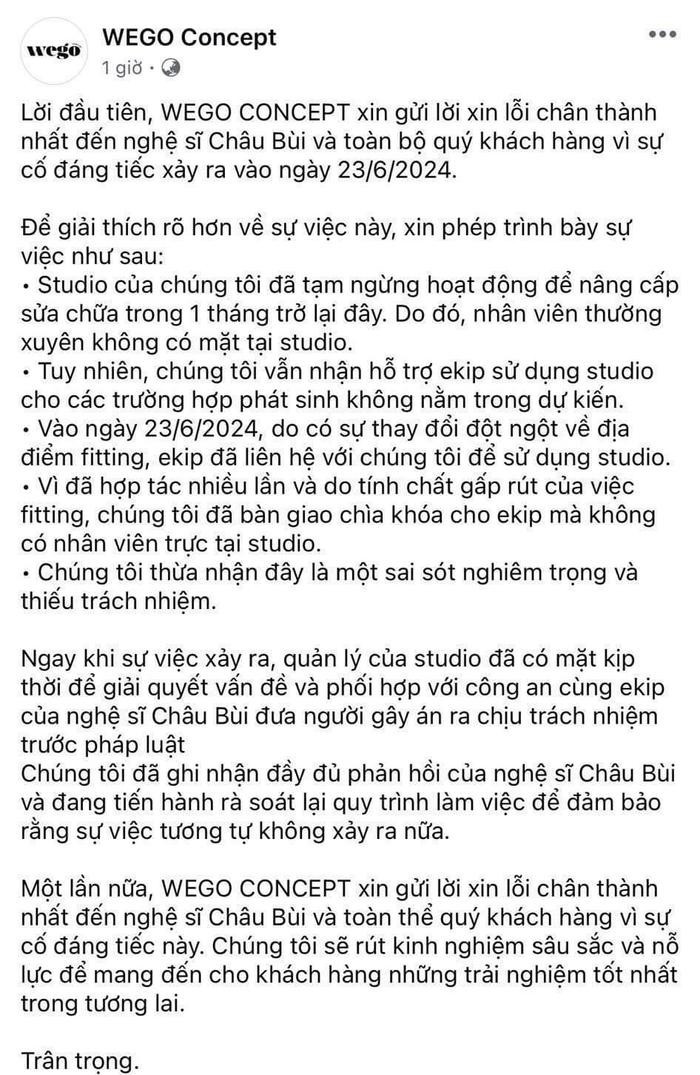 Vụ Châu Bùi bị quay lén trong nhà vệ sinh: Dân mạng chỉ trích lời xin lỗi thờ ơ của studio Ảnh 2