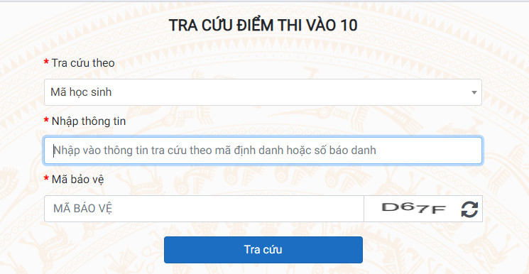 Các cách tra cứu điểm thi vào lớp 10 tại Hà Nội