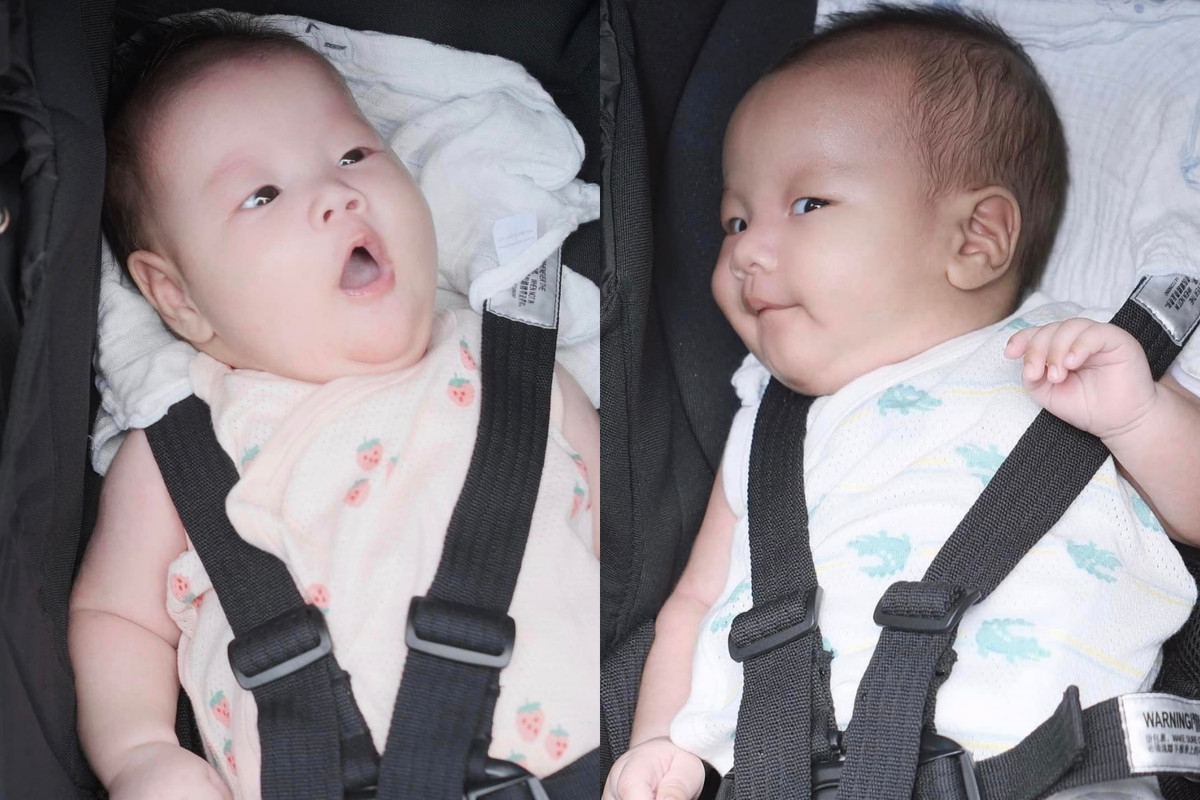 Phương Oanh khoe ảnh 2 'baby shark', netizen tinh ý phát hiện ra chi tiết đặc biệt Ảnh 1