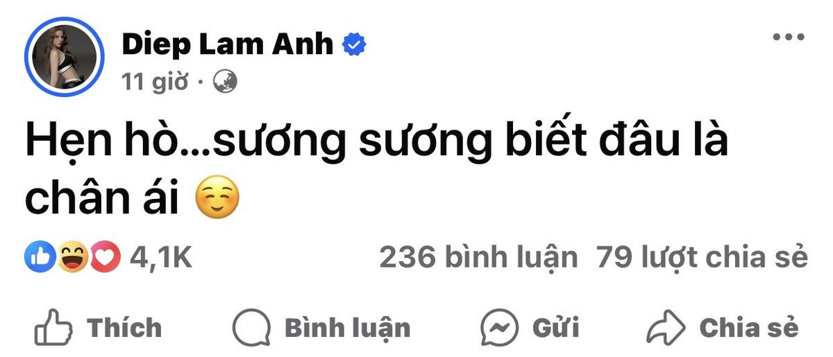 Diệp Lâm Anh đang hẹn hò? Ảnh 1