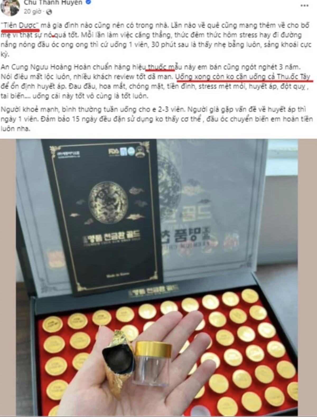Kết quả vụ Chu Thanh Huyền bị Sở Y tế kiểm tra sản phẩm sau loạt ồn ào Ảnh 2