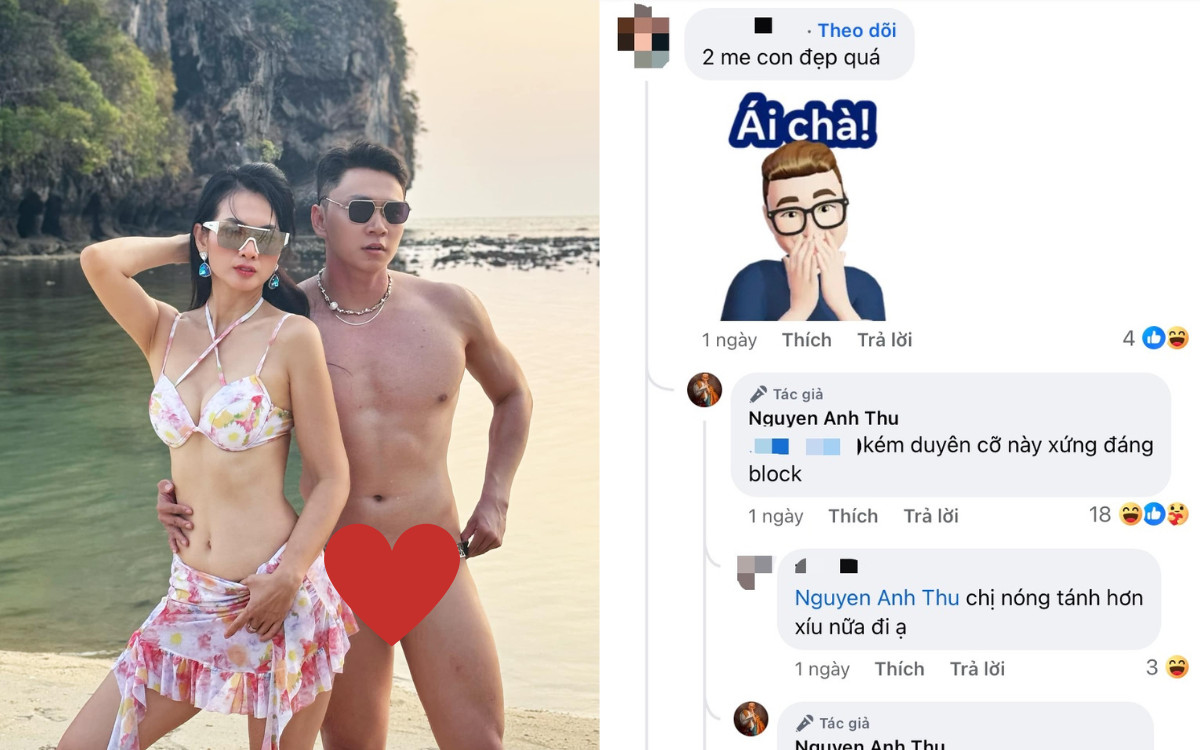 Siêu mẫu Anh Thư tức giận khi bị chê ảnh chụp với 'bạn trai' giống hai mẹ con Ảnh 1
