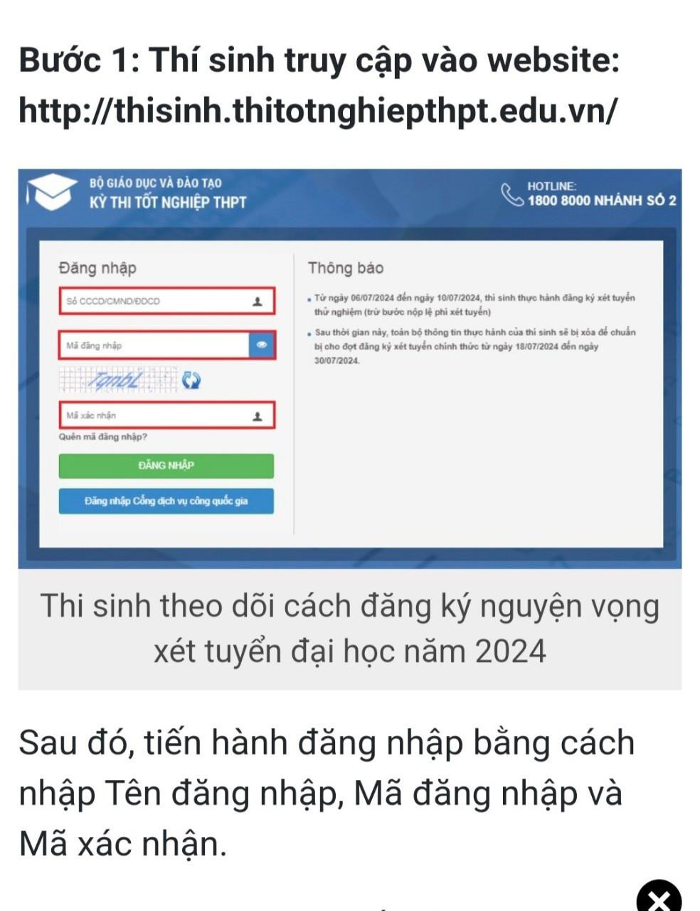 Lưu ý khi đăng ký nguyện vọng xét tuyển đại học