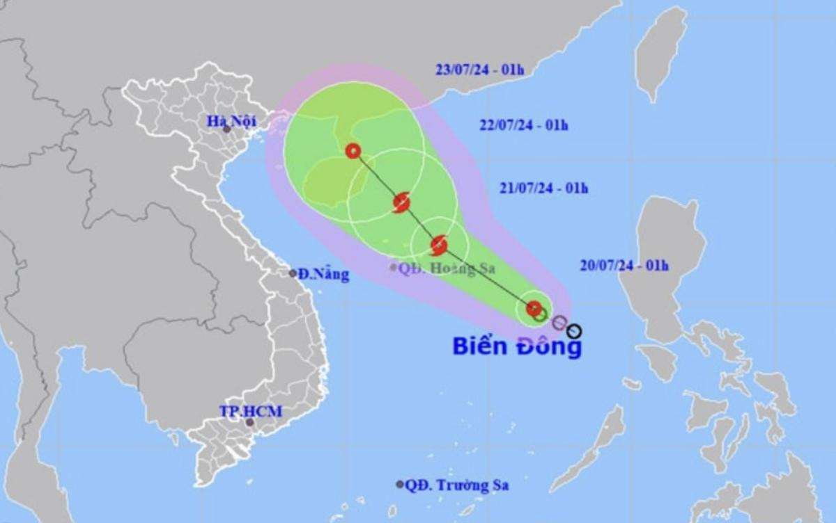 Cảnh báo áp thấp nhiệt đới mới trên biển Đông, giật cấp 9, có thể mạnh thành bão Ảnh 1