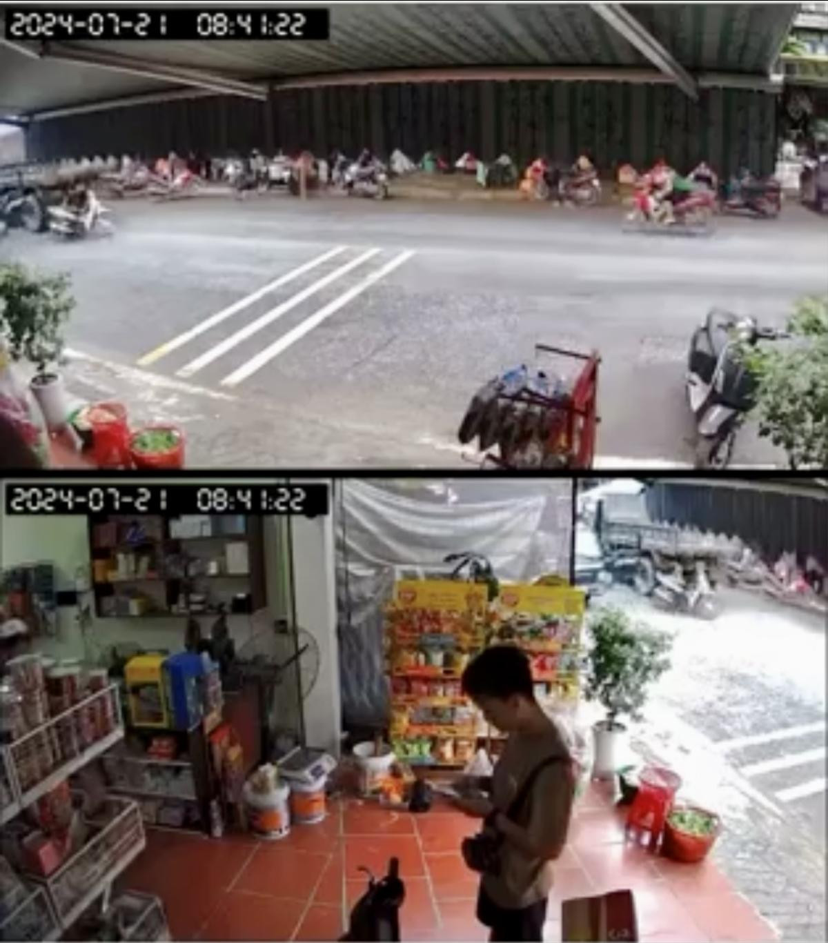 Tài xế mở cửa bất cẩn, cô gái ngã văng xuống đường, camera ghi lại 3 giây thót tim Ảnh 2