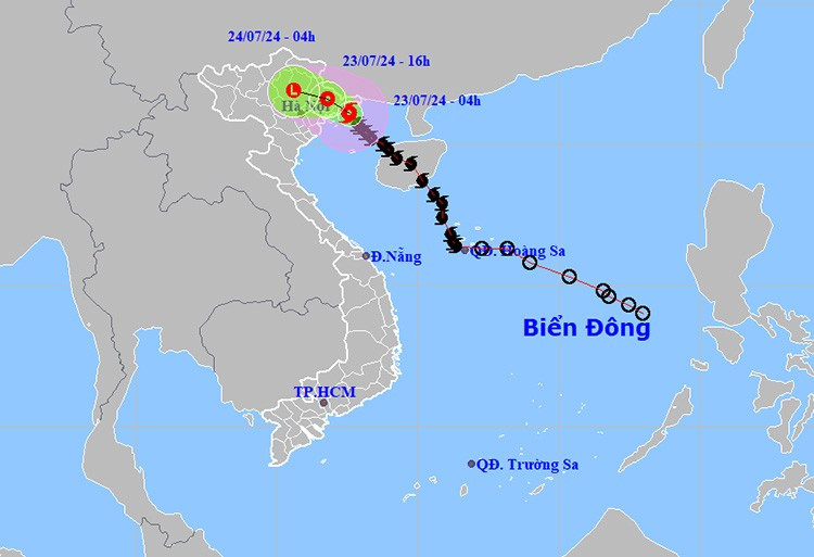 Bão số 2 gây mưa rất to ảnh 1