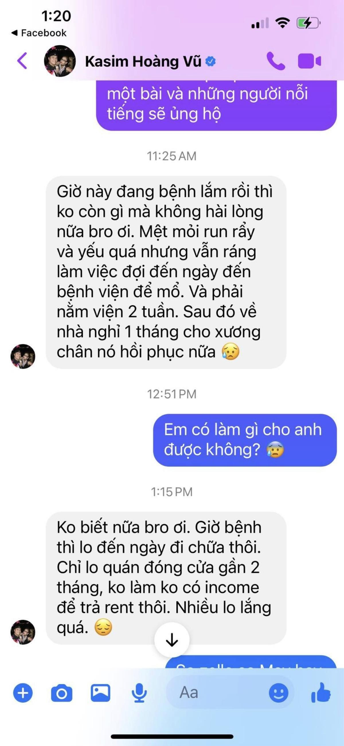 Kasim Hoàng Vũ: 'Đau không chịu nổi, mệt mỏi, run rẩy và yếu quá' Ảnh 2