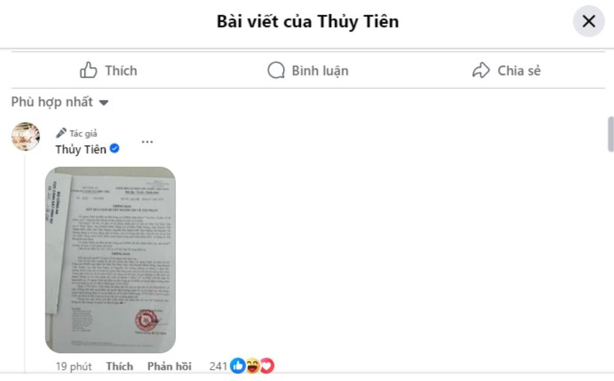 Thủy Tiên có động thái liên quan chuyện từ thiện Ảnh 2