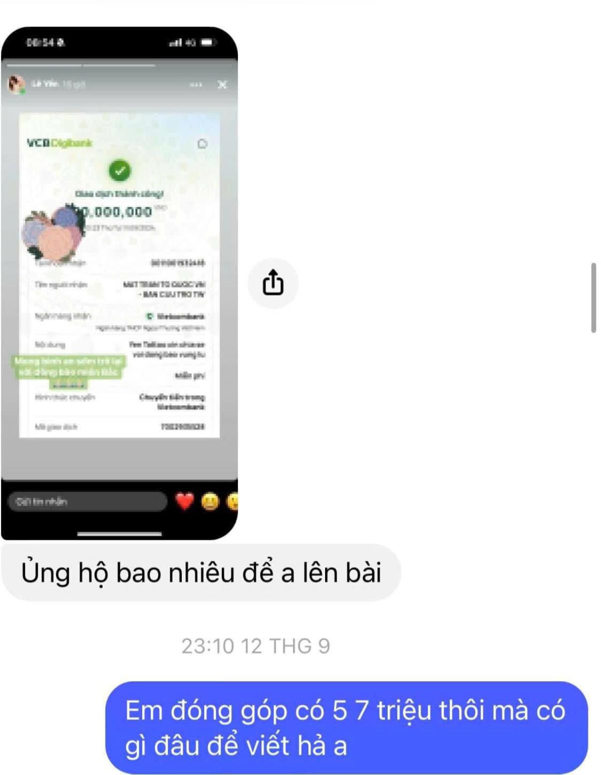 Yến Tatoo lên tiếng phân trần sau khi bị 'bóc' chuyện từ thiện 500 ngàn thành hàng trăm triệu Ảnh 3