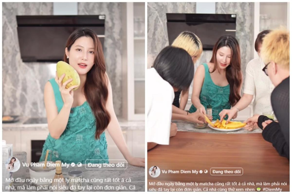 Diễm My 9X lộ bụng bầu lớn, rất thích ăn xoài chua Ảnh 2