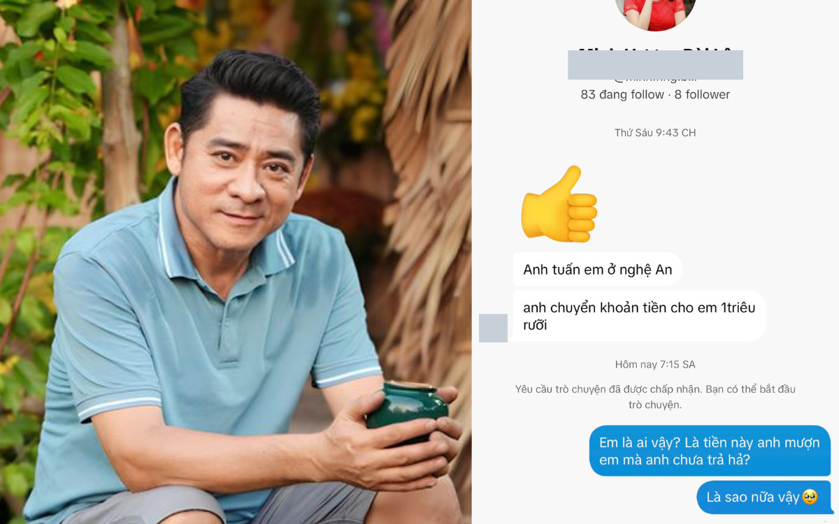 Nam diễn viên Việt nhận hàng trăm tin nhắn đòi tiền mỗi ngày, không dám mở ra xem Ảnh 1