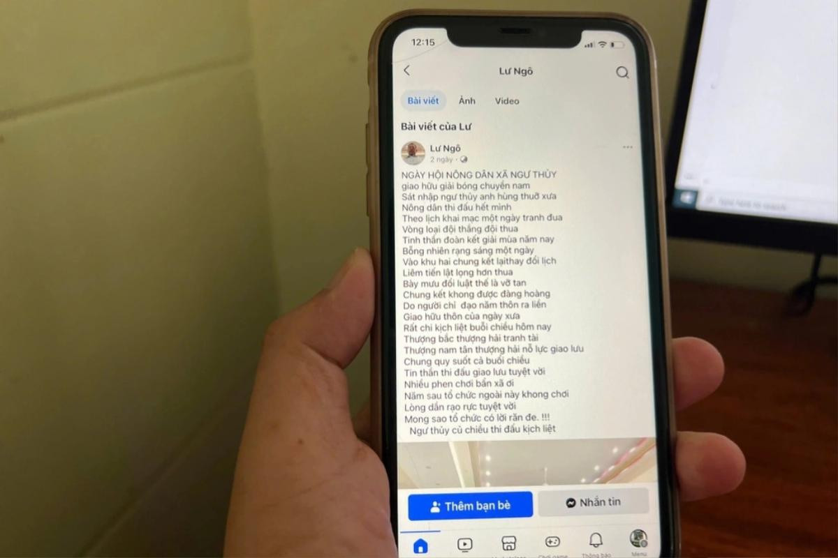 Lời khai của nhóm người hành hung người đàn ông làm thơ trên Facebook Ảnh 2