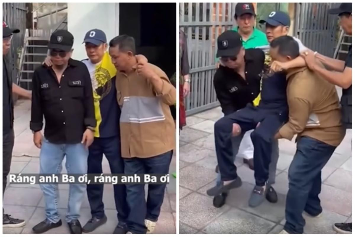 Nghệ sĩ Tấn Beo đi lại khó khăn, bật khóc khi đồng nghiệp tới thăm Ảnh 1