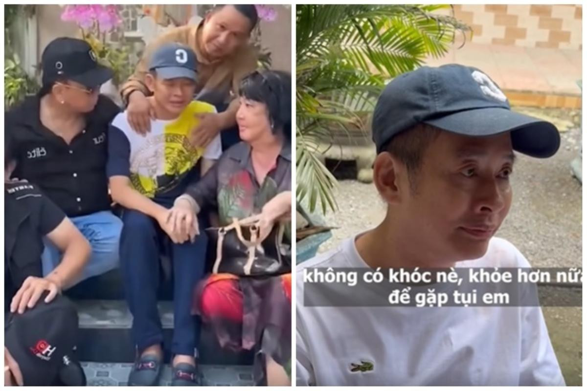 Nghệ sĩ Tấn Beo đi lại khó khăn, bật khóc khi đồng nghiệp tới thăm Ảnh 3