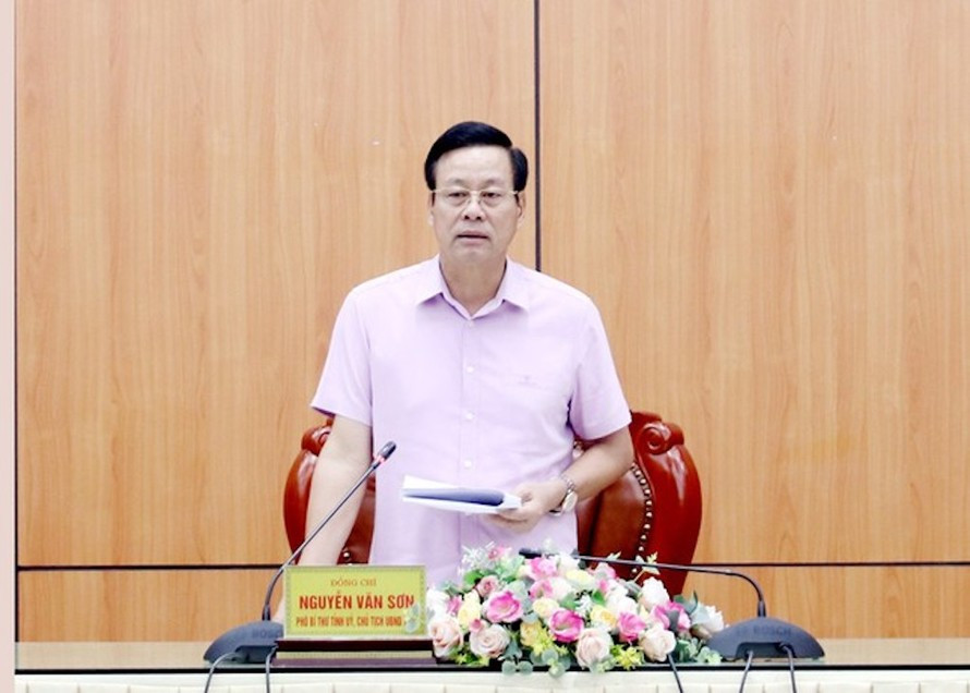 Chủ tịch UBND tỉnh Hà Giang Nguyễn Văn Sơn.