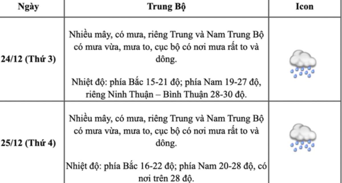 Dự báo thời tiết dịp lễ: Giáng sinh lạnh giá, Tết Dương lịch rét buốt Ảnh 3