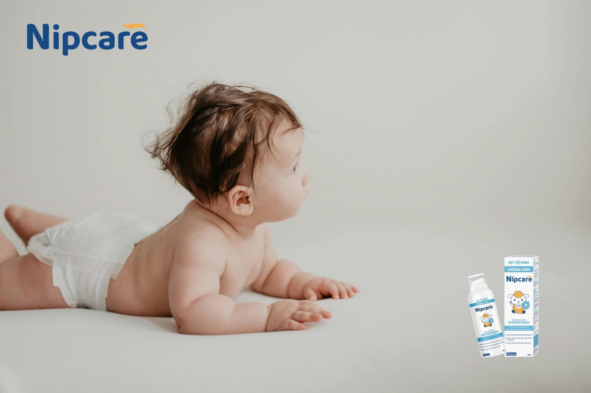 Xịt hăm Nipcare - Bước tiến mới trong việc chống hăm không Corticoid