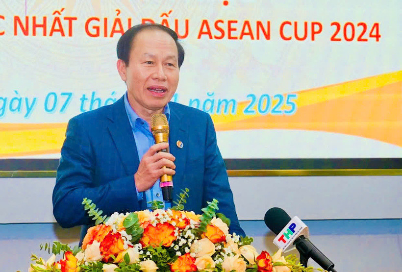 Bí thư Thành ủy Hải Phòng Lê Tiến Châu phát biểu.