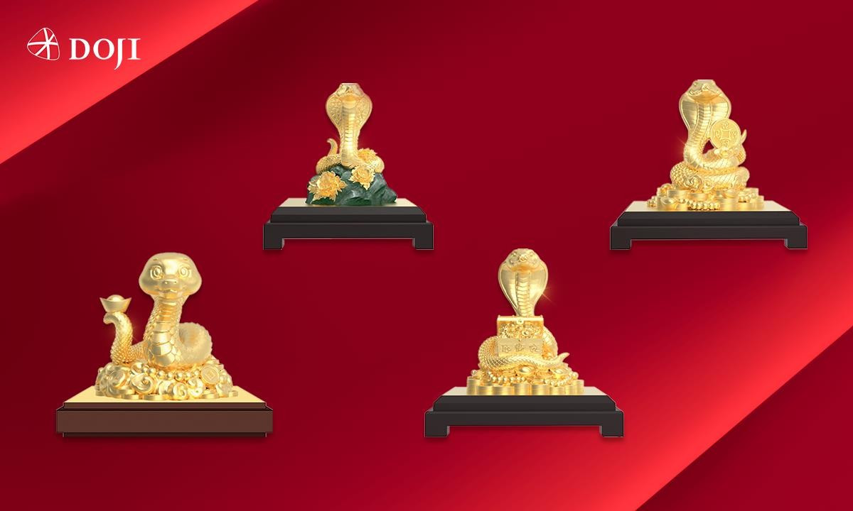 Giải mã thông điệp được gửi gắm trong BST vàng 24K năm Ất Tỵ của Doji