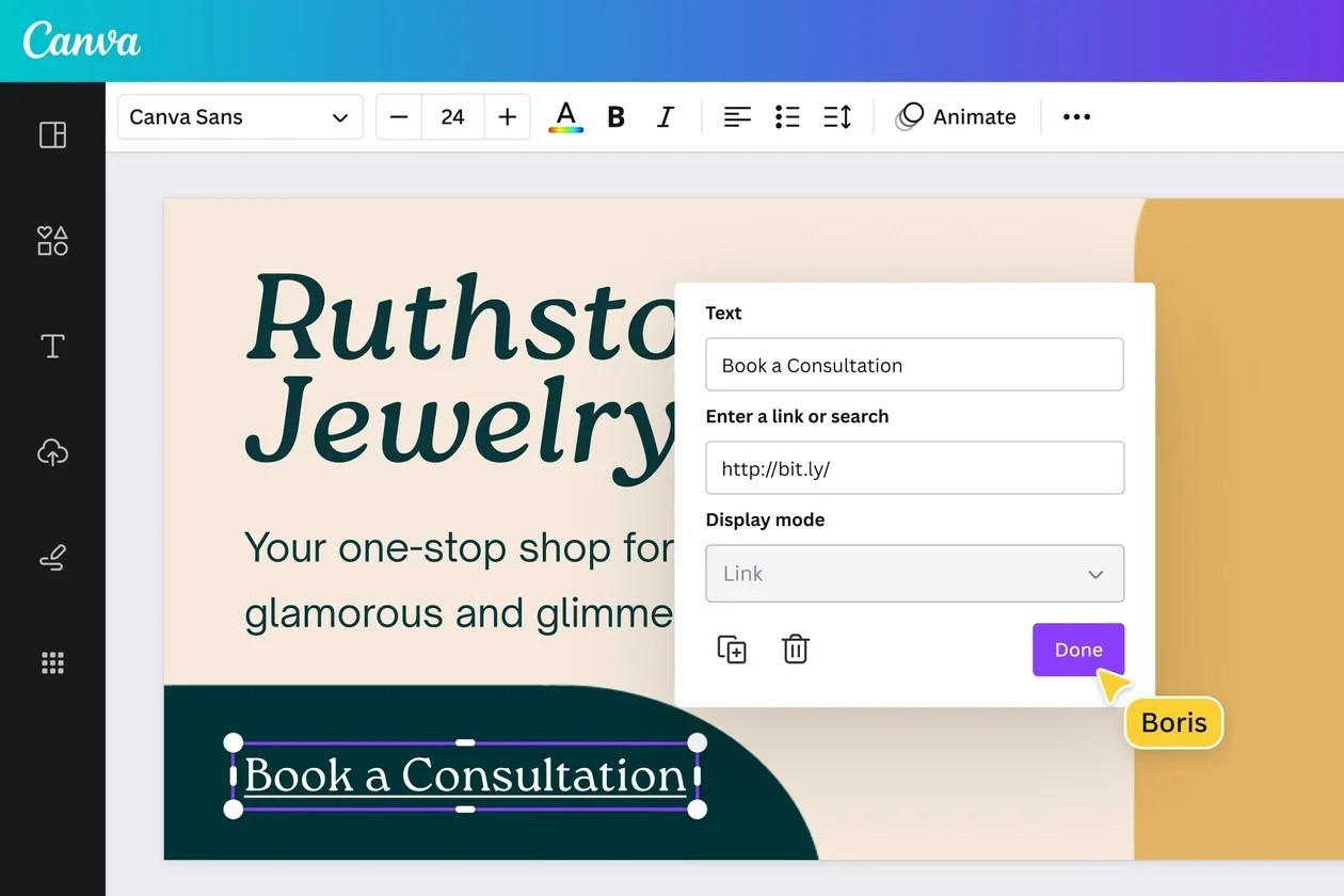 Cách rút gọn link bằng Canva một cách đơn giản