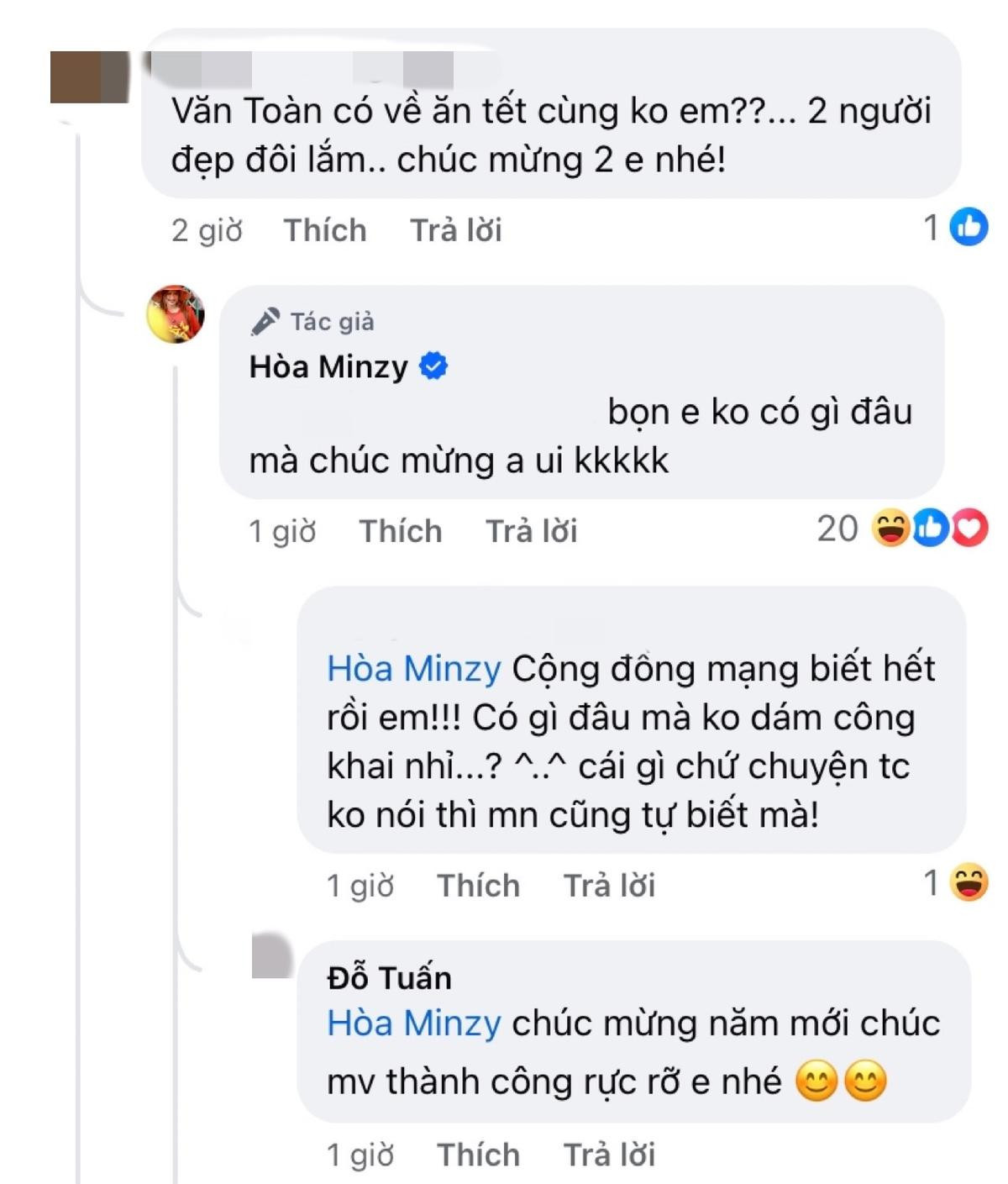 Hòa Minzy nói gì về chuyện về ăn Tết cùng Văn Toàn? Ảnh 2