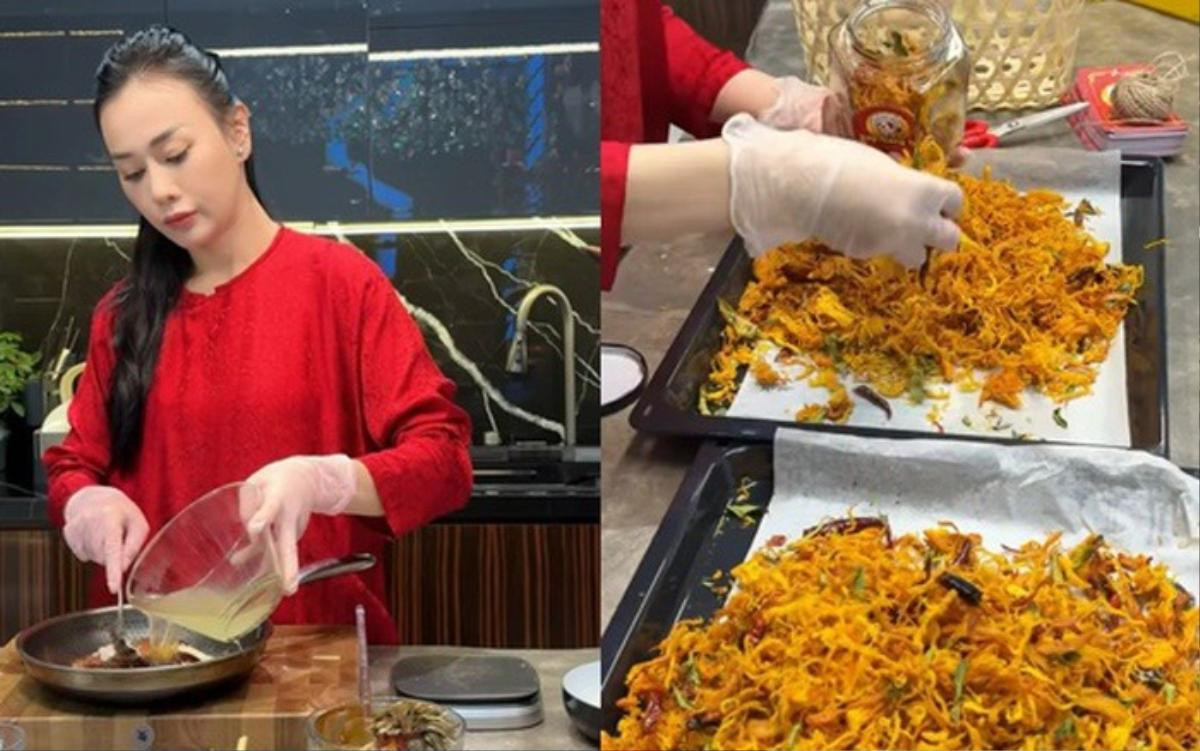 Phương Oanh đưa 2 con về quê ngoại gói bánh chưng, các nhóc tỳ tiếp tục gây sốt cõi mạng Ảnh 7