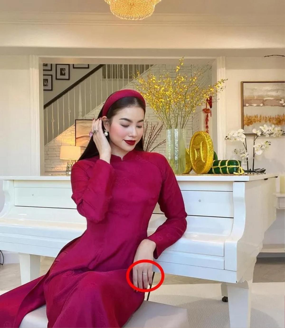 Phạm Hương đăng ảnh đón xuân, một chi tiết gây xôn xao về tình trạng hôn nhân Ảnh 4