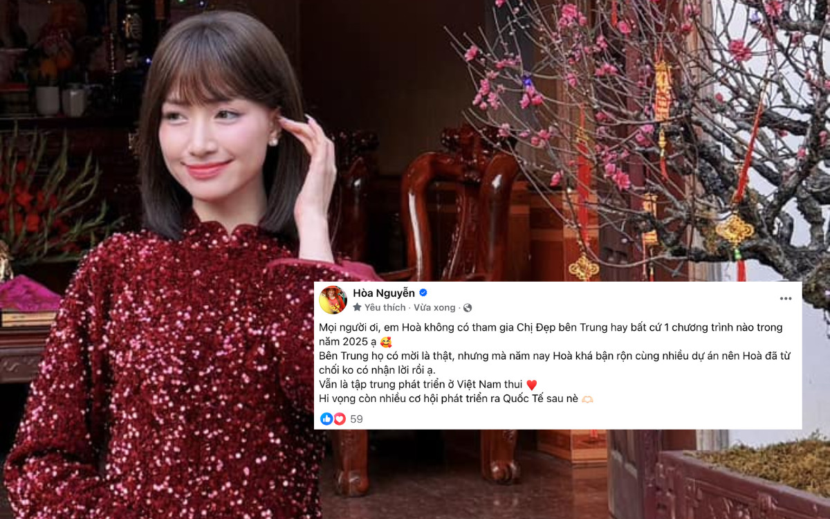 Hòa Minzy đính chính về tin đồn có liên quan đến sự nghiệp Ảnh 1