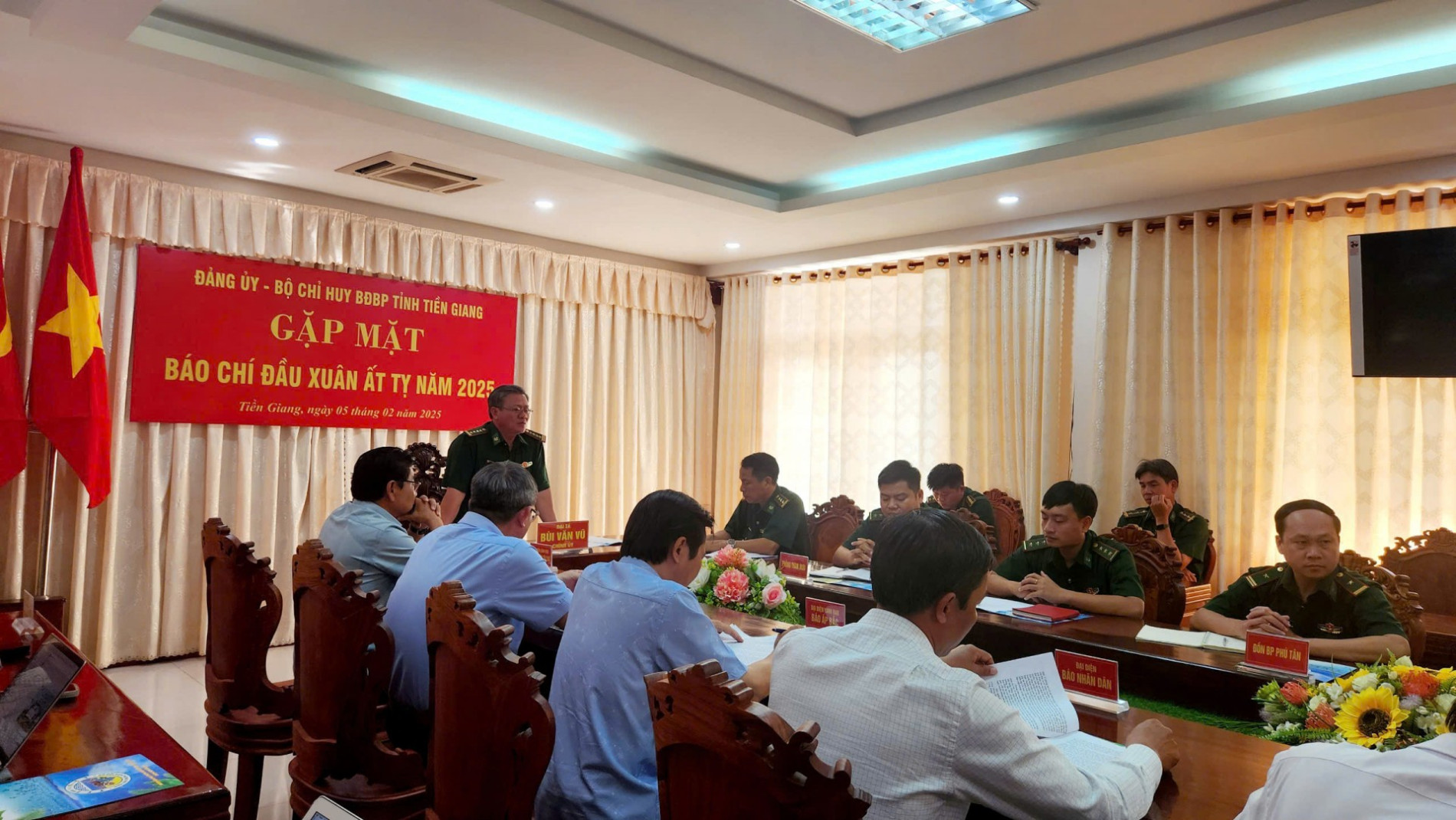 Bộ đội Biên phòng tỉnh Tiền Giang ghi nhận sự đóng góp to lớn của lực lượng báo chí