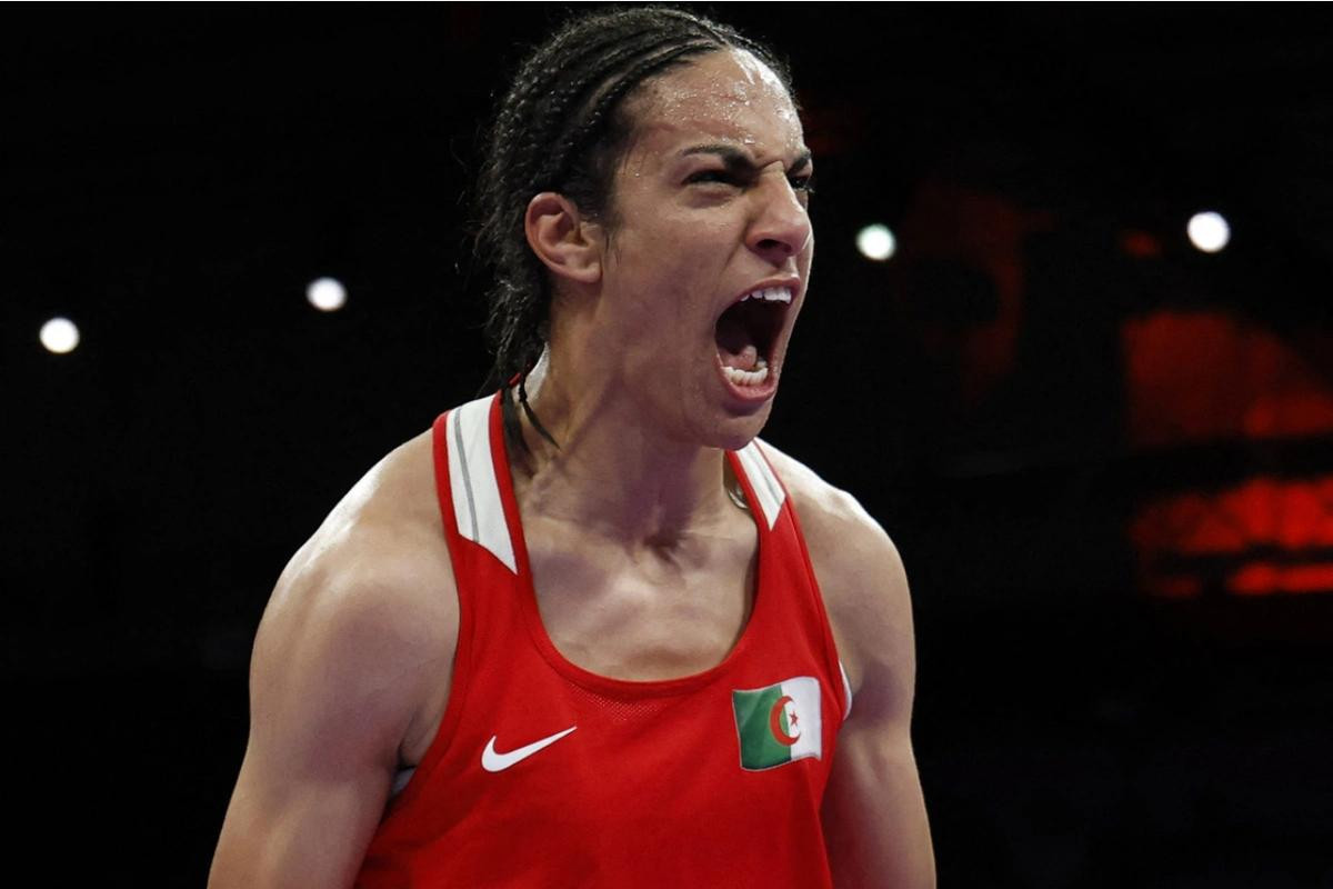 Nhà vô địch Olympic Paris 2024 - vận động viên Imane Khelif (Algeria) từng gây tranh cãi về giới tính. Ảnh: REUTERS