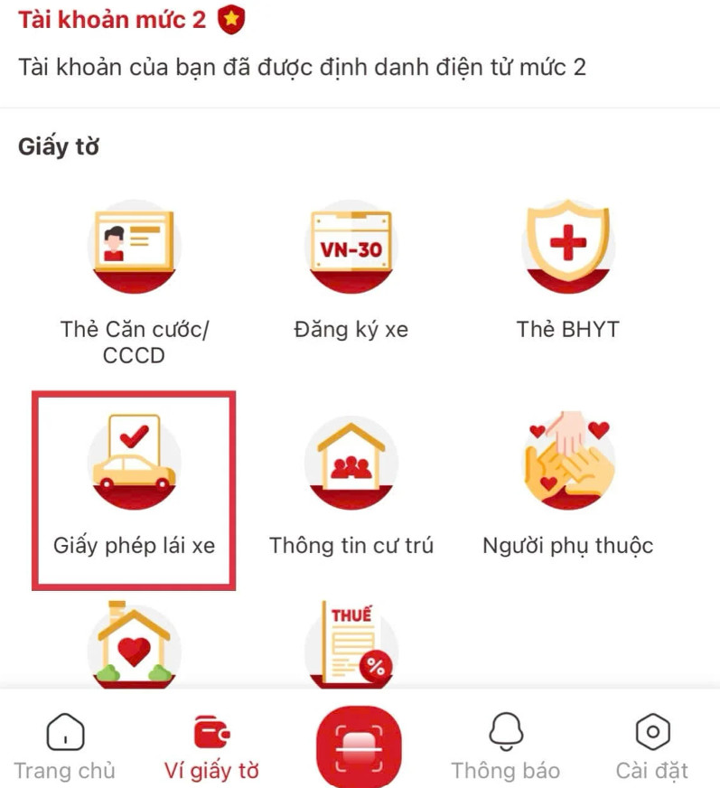 Cách kiểm tra điểm bằng lái xe bị trừ qua ứng dụng VNeID - 3
