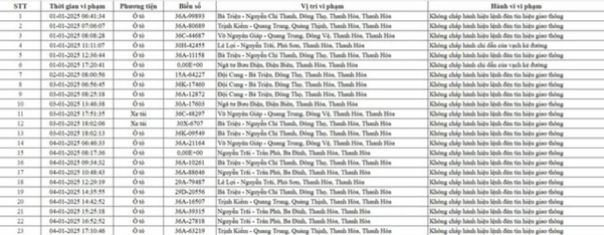 Chủ nhân các phương tiện này hãy nhanh chóng đóng 'phạt nguội' theo Nghị định 168 Ảnh 1