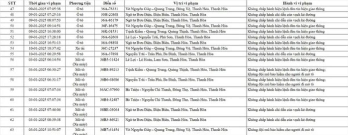 Chủ nhân các phương tiện này hãy nhanh chóng đóng 'phạt nguội' theo Nghị định 168 Ảnh 5