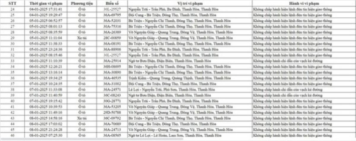 Chủ nhân các phương tiện này hãy nhanh chóng đóng 'phạt nguội' theo Nghị định 168 Ảnh 2