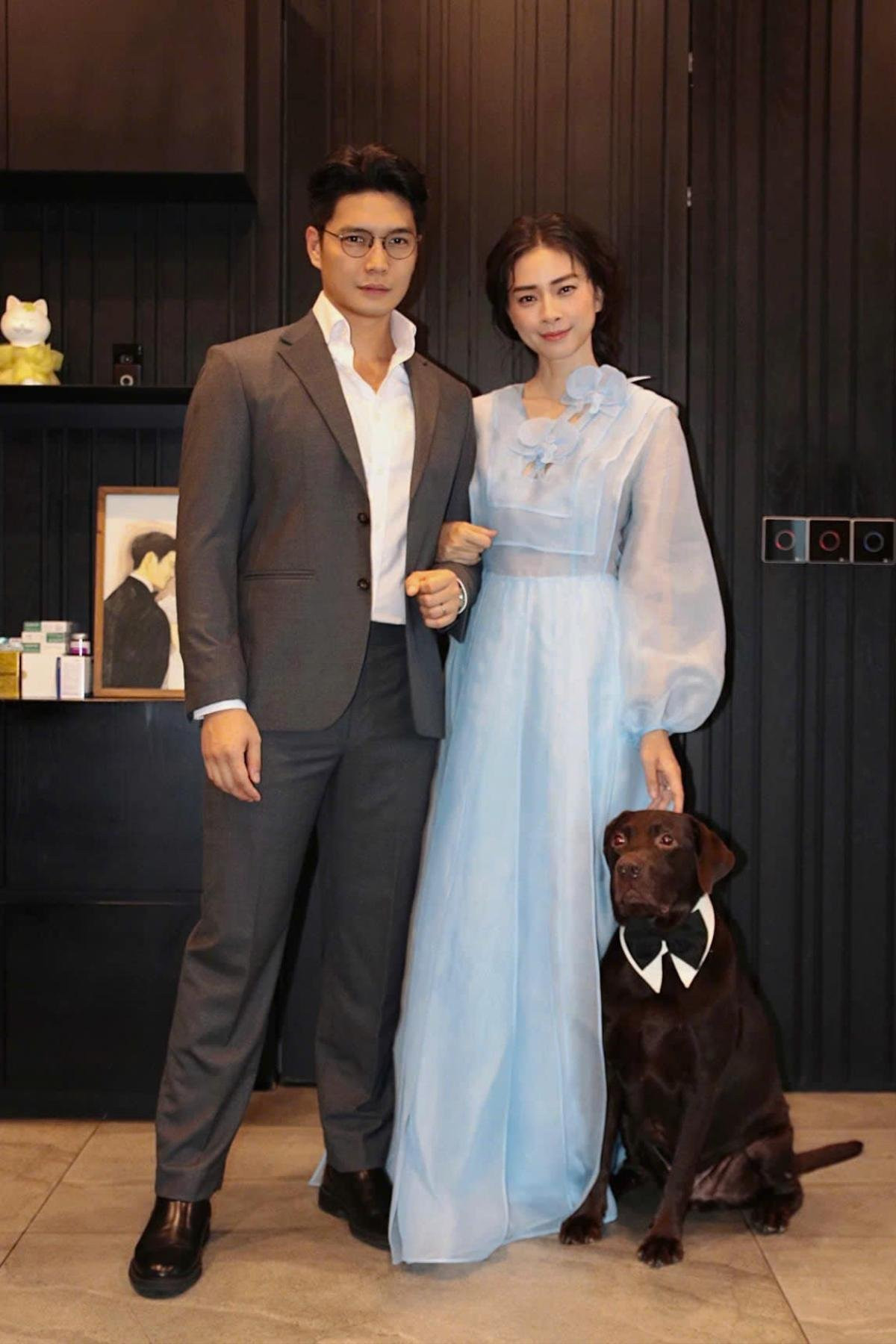 Sau 3 năm kết hôn, Nữ diễn viên tận hưởng cuộc sống bình yên, hạnh phúc bên chồng trẻ kém 11 tuổi. (Ảnh: FBNV)