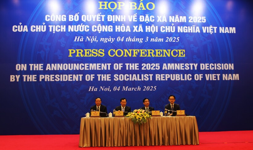 Công bố Quyết định đặc xá năm 2025.