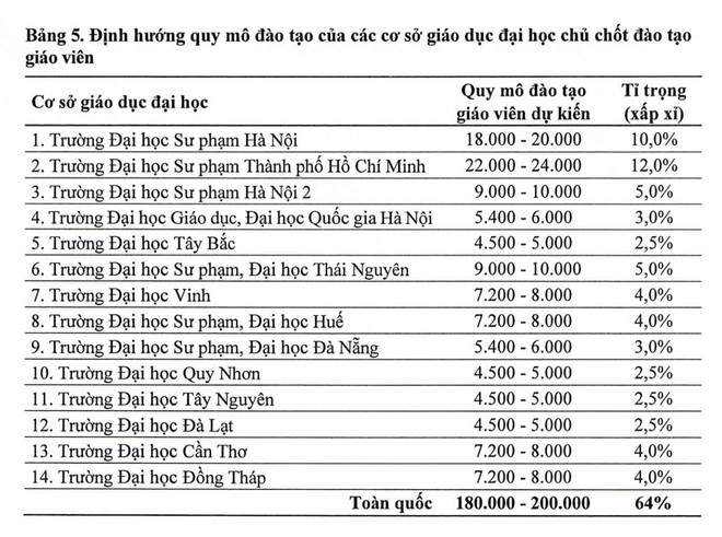Đến năm 2030, các trường cao đẳng sư phạm sẽ phải sáp nhập - 3