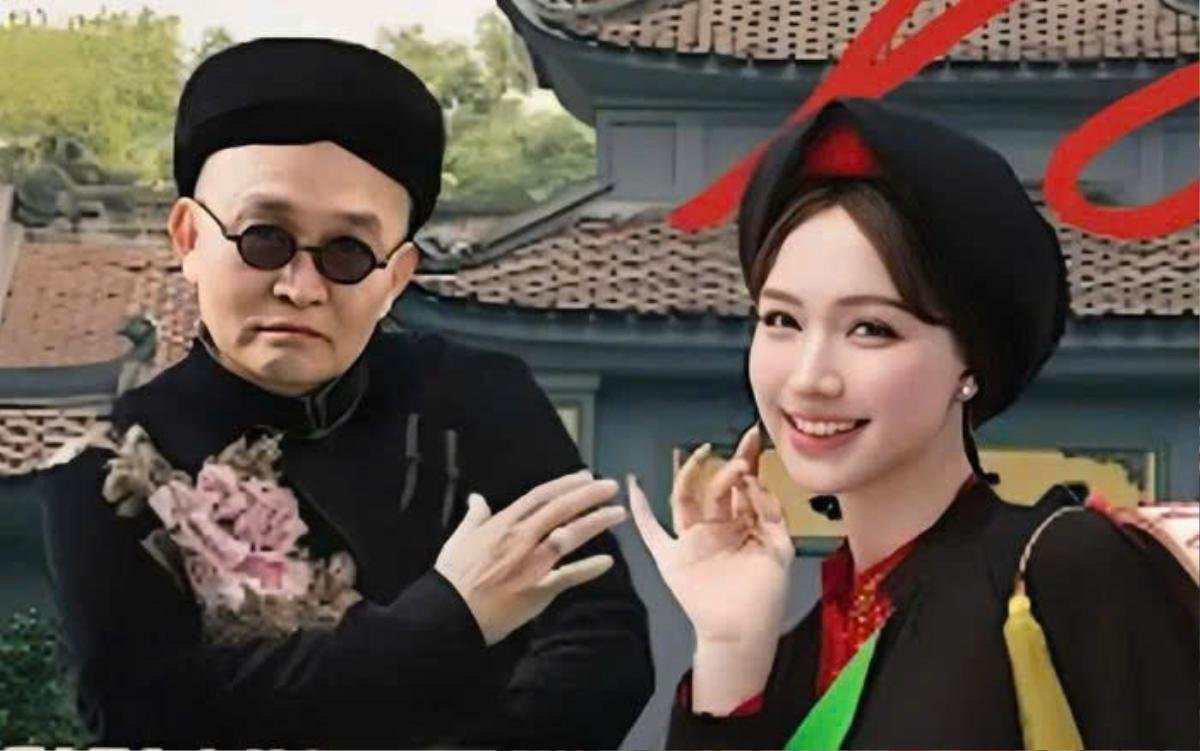 Sự kết hợp của nghệ sĩ Xuân Hinh và Hoà Minzy trong dự án âm nhạc gây sốt. Ảnh: FBNV