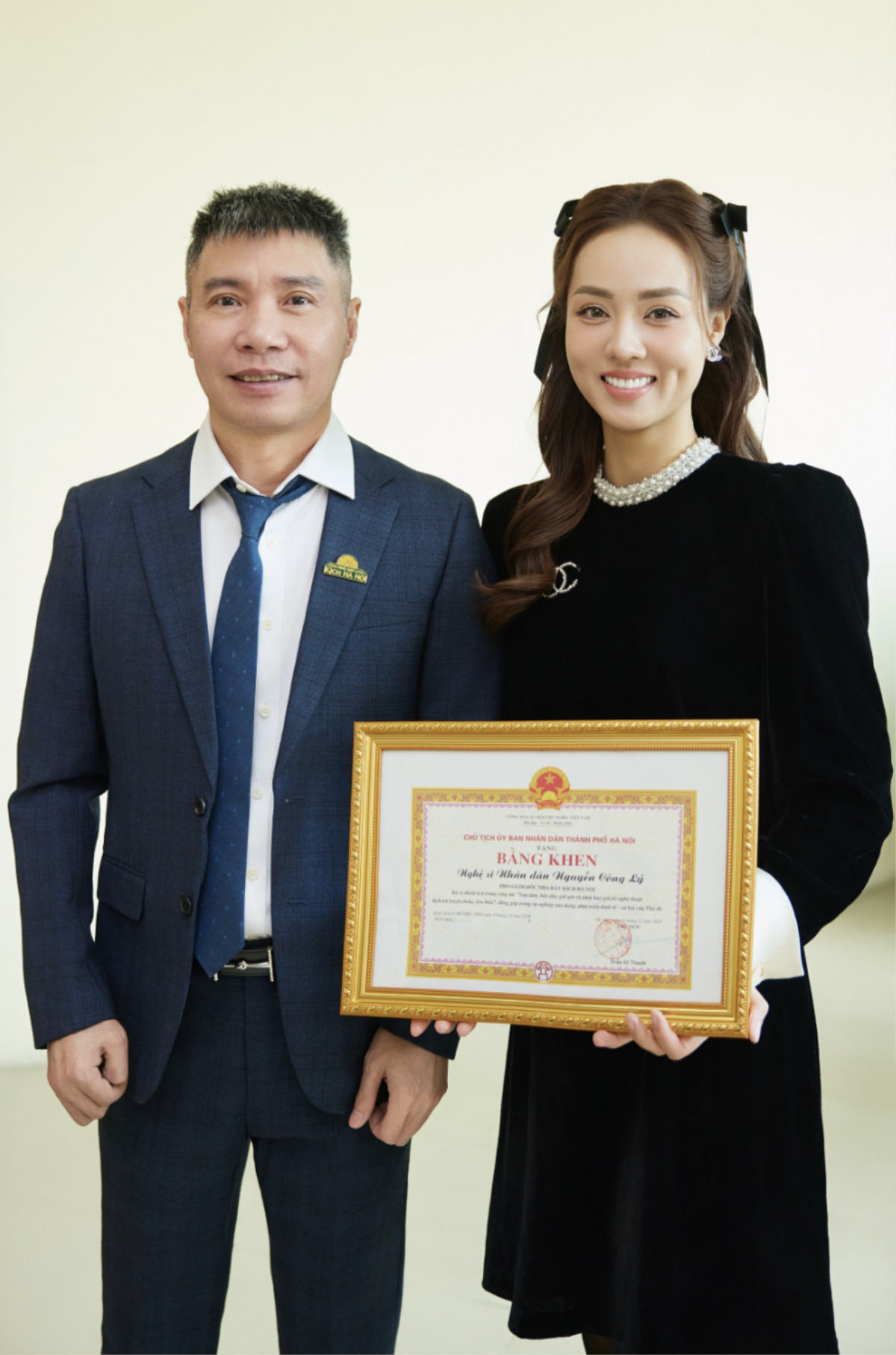 Ngọc Hà gửi lời cảm ơn, tri ân sự giúp đỡ của mọi người dành cho NSND Công Lý. (Ảnh: FBNV)