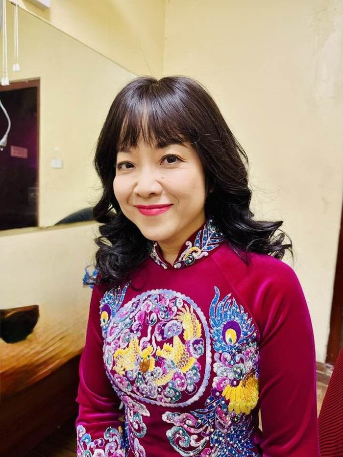 MC Thảo Vân khá cởi mở, thoải mái trong việc chia sẻ những câu chuyện xoay quanh cuộc sống đời tư. Ảnh: FBNV