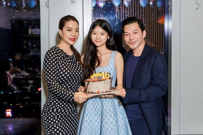 Nữ diễn viên giữ mối quan hệ tốt đẹp với chồng cũ để cùng chăm sóc con gái. (Ảnh: FBNV)