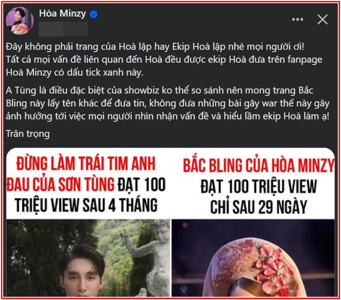 Hòa Minzy gặp 'biến', liên quan đến Sơn Tùng và Pháo Ảnh 3