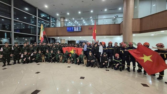 Hôm nay (31/3), Đội cứu hộ của Việt Nam sẽ triển khai nhiệm vụ cứu hộ, cứu nạn tại các nơi bị ảnh hưởng động đất.